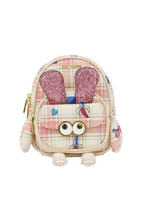 MYMO Rygsæk 'Pop Eyetheme'  beige / pink