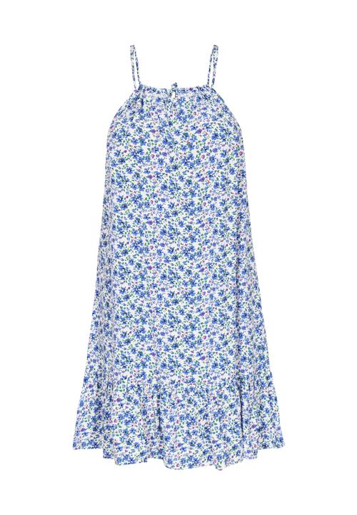 swirly Kjole 'Spring Summer'  blå / grøn / sort / hvid