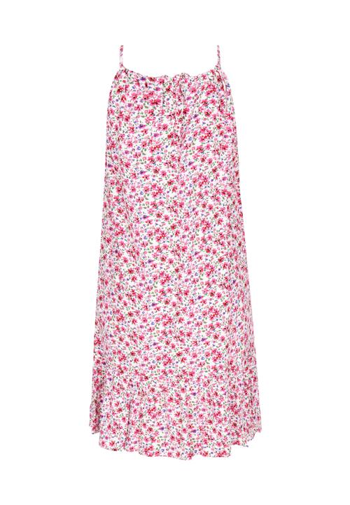 swirly Kjole  blå / grøn / pink / hvid