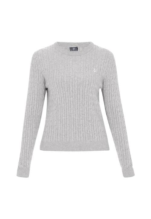 DreiMaster Maritim Pullover  lysegrå