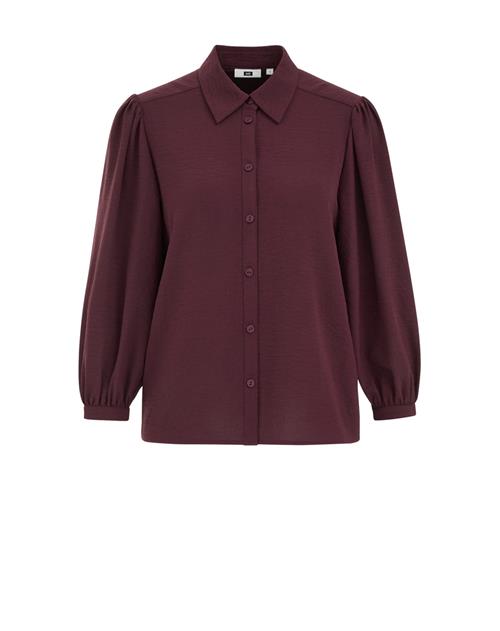 WE Fashion Bluse  vinrød