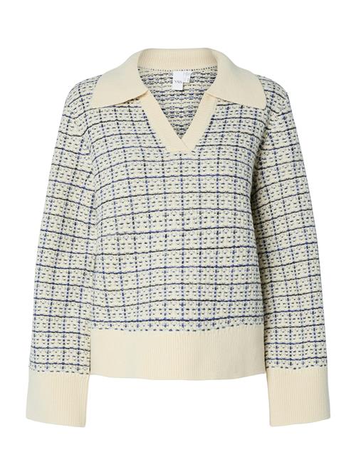 YAS Pullover  creme / navy / sort