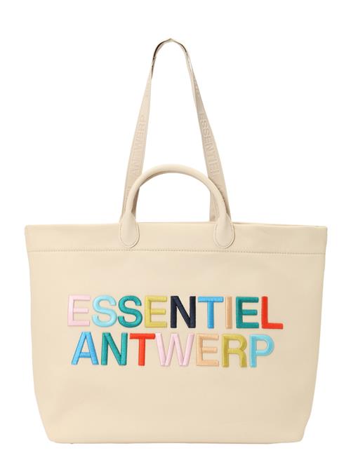 Essentiel Antwerp Shopper 'Hedness'  navy / lyseblå / hummer / uldhvid