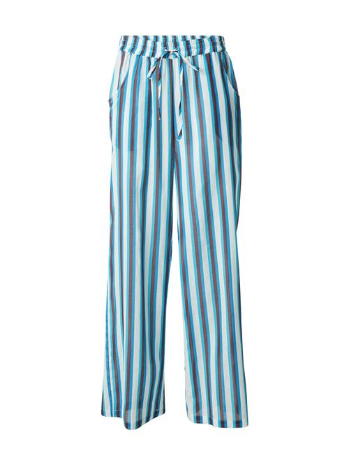 TOPSHOP Bukser  azur / bordeaux / hvid
