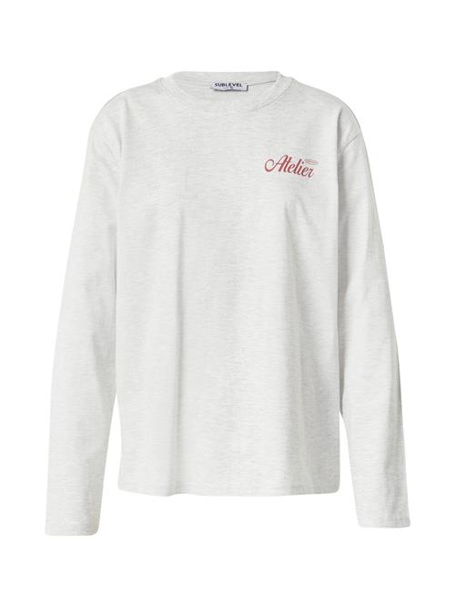 Sublevel Shirts  lysegrå / rød