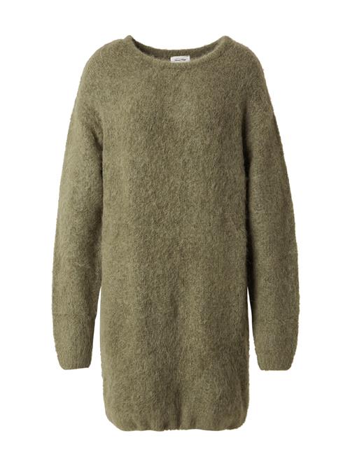 AMERICAN VINTAGE Strikkjole 'NIBY'  oliven