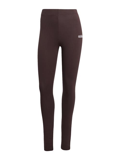ADIDAS SPORTSWEAR Sportsbukser 'Essentials'  mørkebrun / hvid