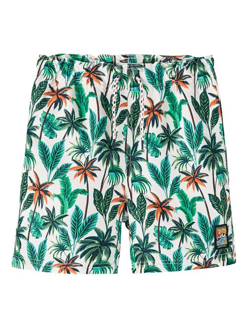 NAME IT Badeshorts Pzocca Buttercream Tropical