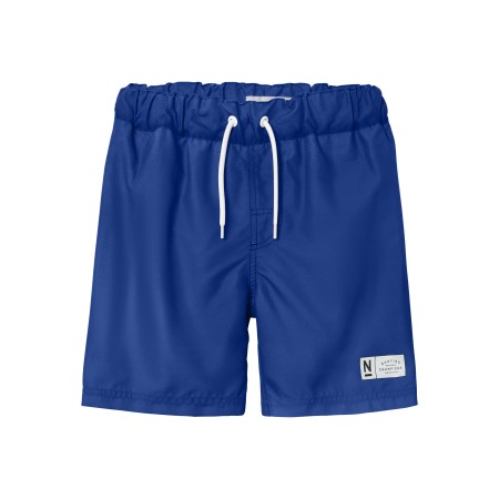 Se NAME IT Badeshorts Pzocca Surf The Web Solid hos SmartKidz