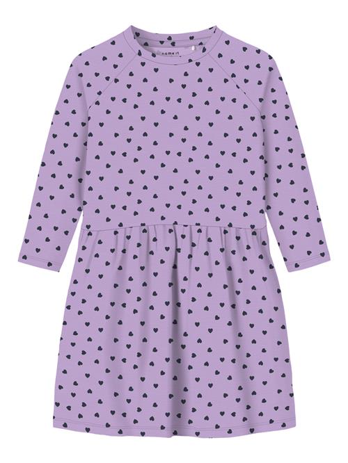 NAME IT Kjole Pbelle Lavendula Heart In Dark Sapphire