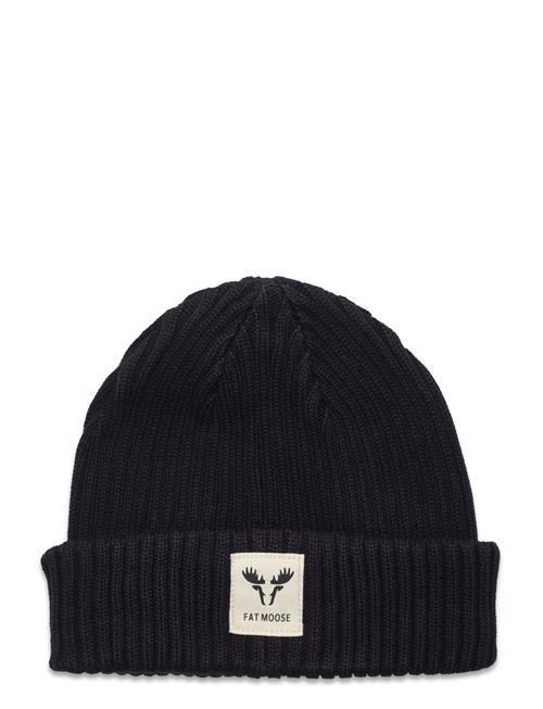 Se Fat Beanie Fat Moose Black ved Booztlet