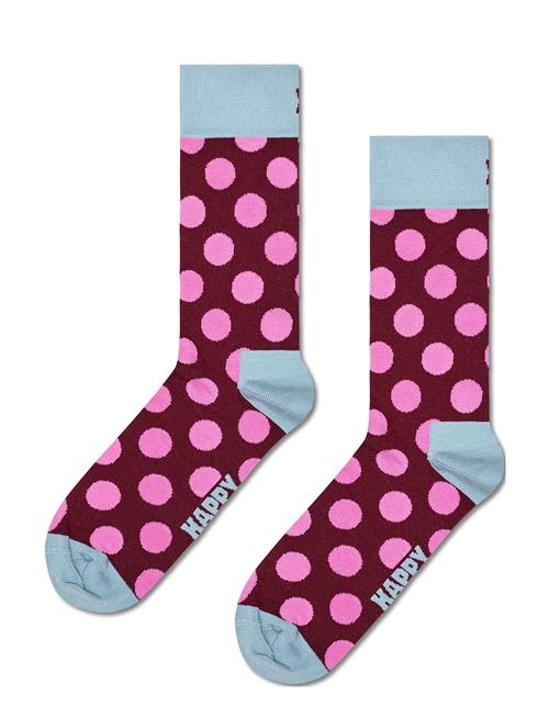 Se Big Dot Sock Happy Socks Pink ved Booztlet
