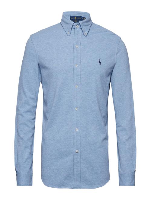 Featherweight Mesh-Lsl-Knt Polo Ralph Lauren Blue
