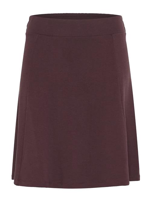 Kajolen Jersey Skirt Kaffe Red