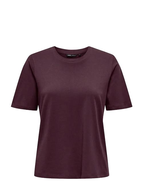 Onlonly S/S Tee Jrs Noos ONLY Burgundy