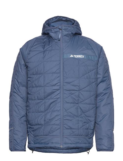 Se Terrex Multi Insulation Hooded Jacket Adidas Terrex Blue ved Booztlet