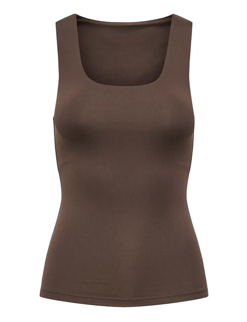Onlea S/L 2-Ways Fit Top Jrs Noos ONLY Brown