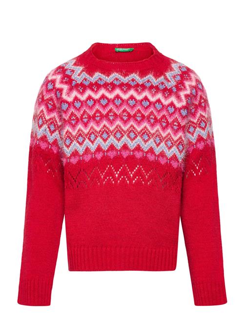 Se Sweater L/S United Colors Of Benetton Red ved Booztlet