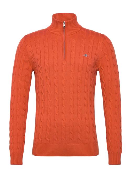 Cotton Cable Half Zip GANT Orange