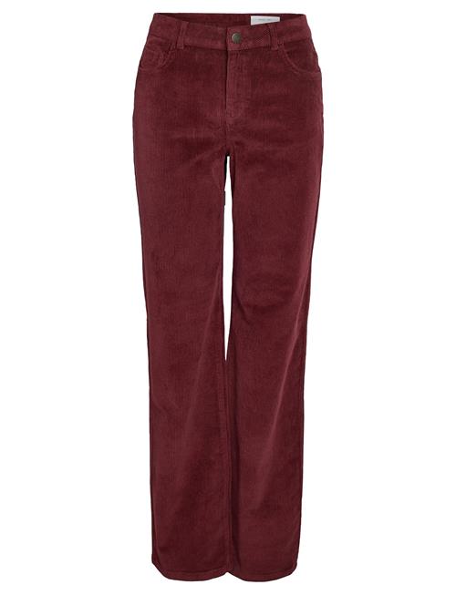 Nmyolanda Nw Wide Leg Corduroy Noos NOISY MAY Burgundy