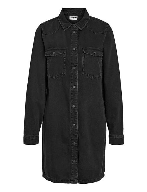 Nmnew Signe L/S Denim Dress Vi001Bl Noos NOISY MAY Black