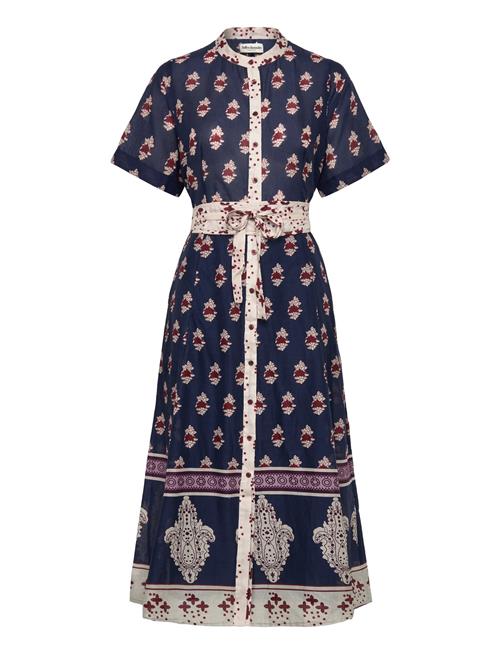 Matall Midi Dress Ss Lollys Laundry Patterned