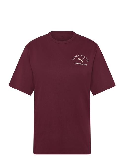 Puma Class Relaxed Tee PUMA Burgundy