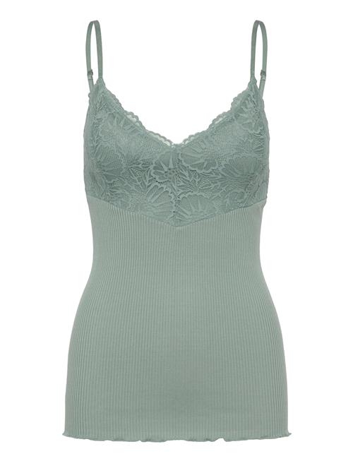 Rwbeatha Sl Strap Lace Top Rosemunde Green