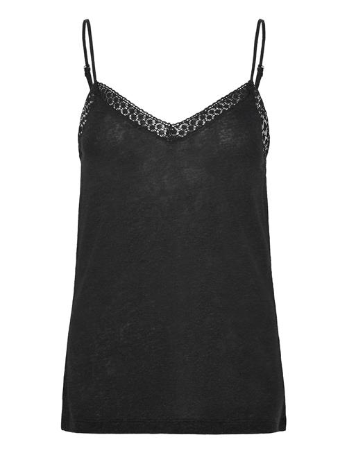 Rwamina Sl Regular Strap Top Rosemunde Black