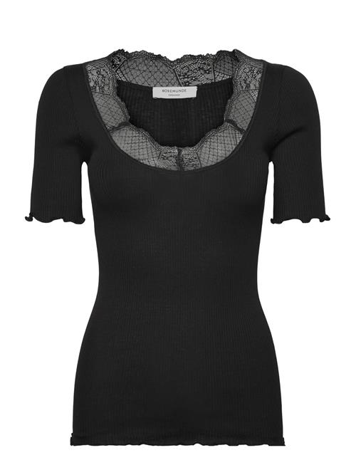 Rwbeatha 2/4 Lace T-Shirt Rosemunde Black