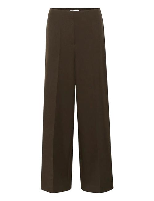 Sllilu Corinne Wide Long Pants Soaked In Luxury Brown
