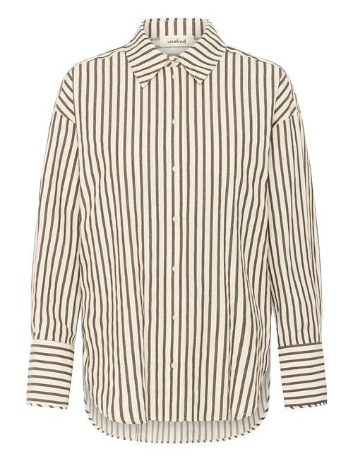 Sltoledo Shirt Ls Soaked In Luxury Brown