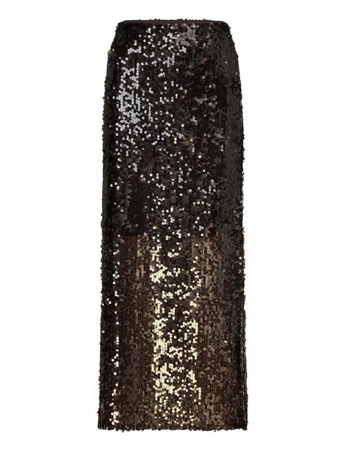 Slcochella Sequin Skirt Soaked In Luxury Brown
