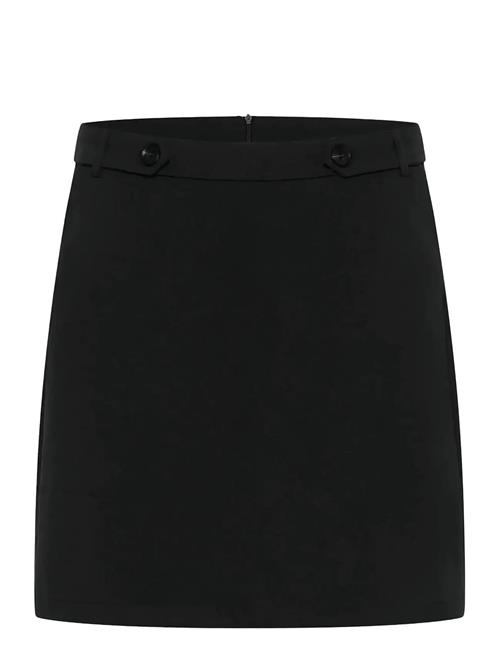 Kamerle Button Skirt Kaffe Black