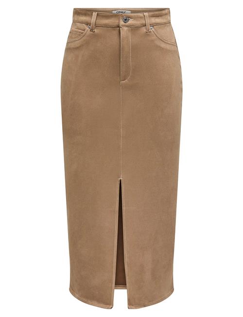 Onlstina Life Mw Faux Suede Skirt Cc Pnt ONLY Beige