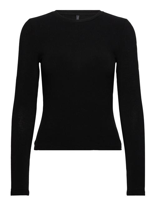 Vmannie Ls O-Neck Top Jrs Noos Vero Moda Black