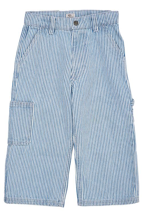 Copenhagen Colors Y/D Stripe Twill Cargo Pants W. Adj. Waist Denim Blue Stripe Denim Blue Stripe 122 cm  Blå  122 cm  mand