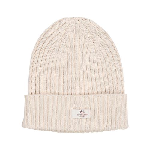Se Copenhagen Colors Cotton Knitted Classic Beanie  Cream 48/50 cm  Creme  48/50 cm  Unisex ved Babyshop