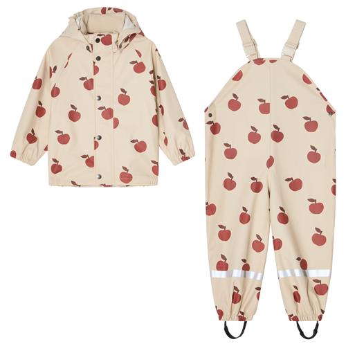 Kuling San Marino Uforet Regnsæt Foggy White Big Apple  110/116 cm  Hvid  110/116 cm  Unisex