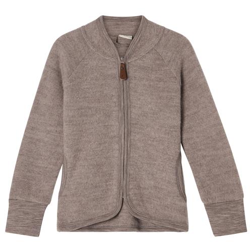 Se Kuling Adelaide Uldjakke Brown Melange  86/92 cm Wool Brun  86/92 cm  unisex ved Babyshop