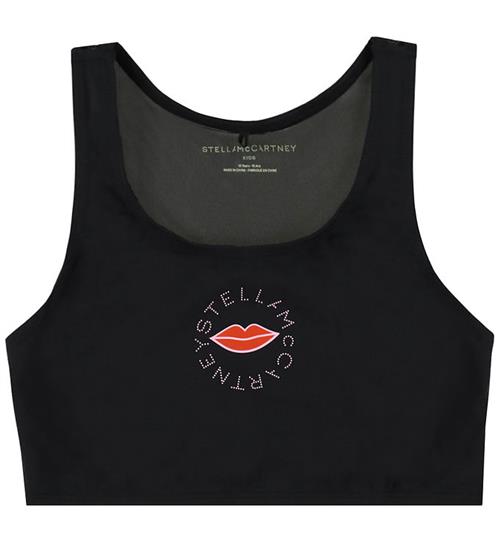 Stella McCartney Kids Badetop - UV50+ - Black/Red Lips