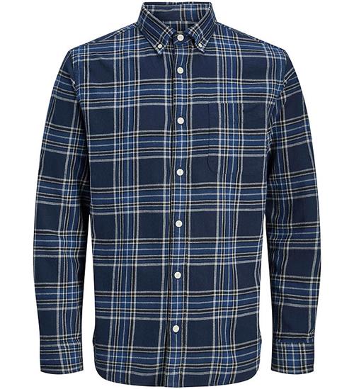 Jack & Jones Skjorte - JprBlubrook - Dark Navy m. Tern