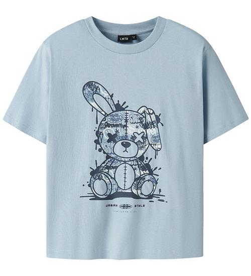 LMTD T-shirt - NlfTedi - Blue Fog m. Print