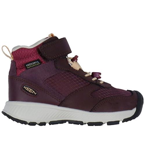 KEEN Støvler - KE SKUA MID WP C - Fig-Peach Fuzz
