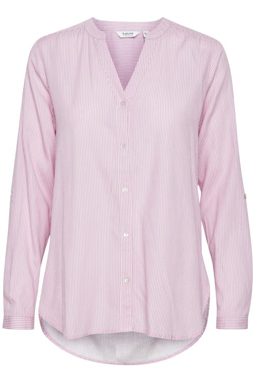 b.young Bluse 'Fabianne'  pink / hvid