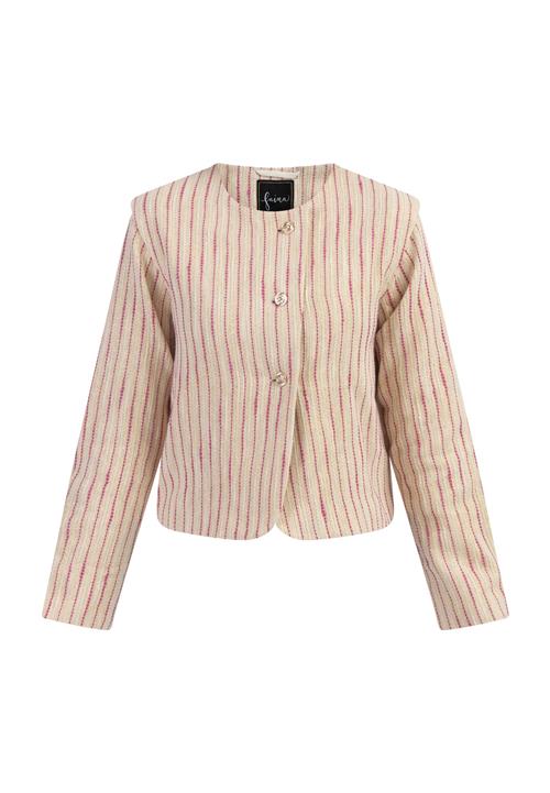 faina Blazer  beige / lyserød / hvid
