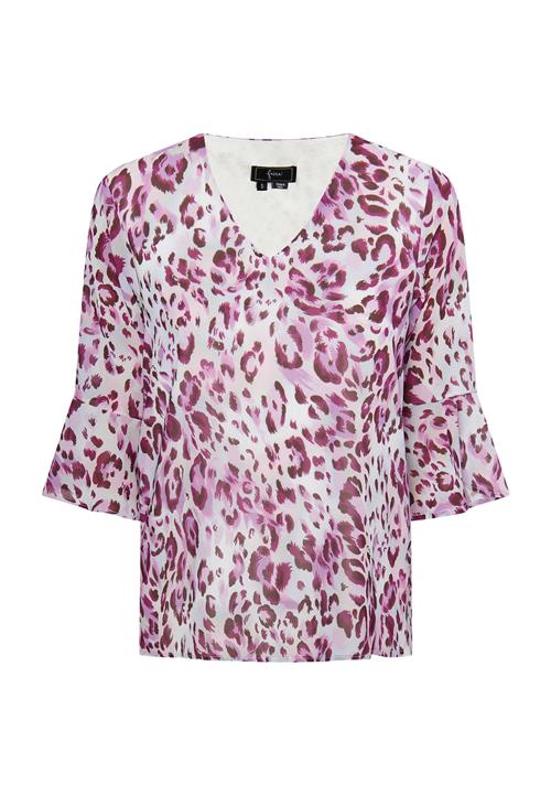 faina Bluse  lilla / bær / hvid