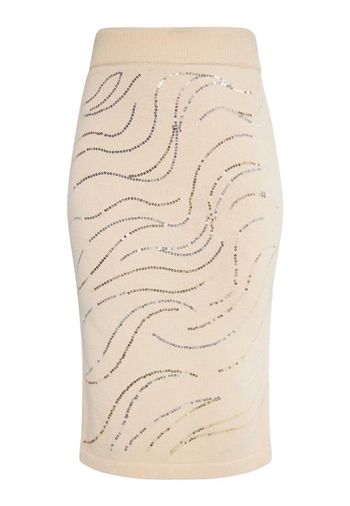 usha BLACK LABEL Nederdel  creme / sølv