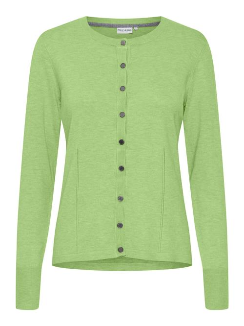 PULZ Jeans Cardigan 'Sara'  lysegrøn
