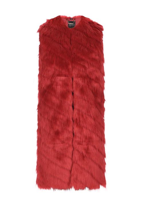 faina Vest  vinrød